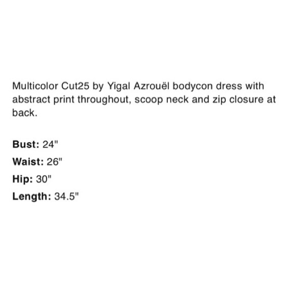 Cut25 by Yigal Azrouel Printed Tank Dress in S - Picture 6 of 6